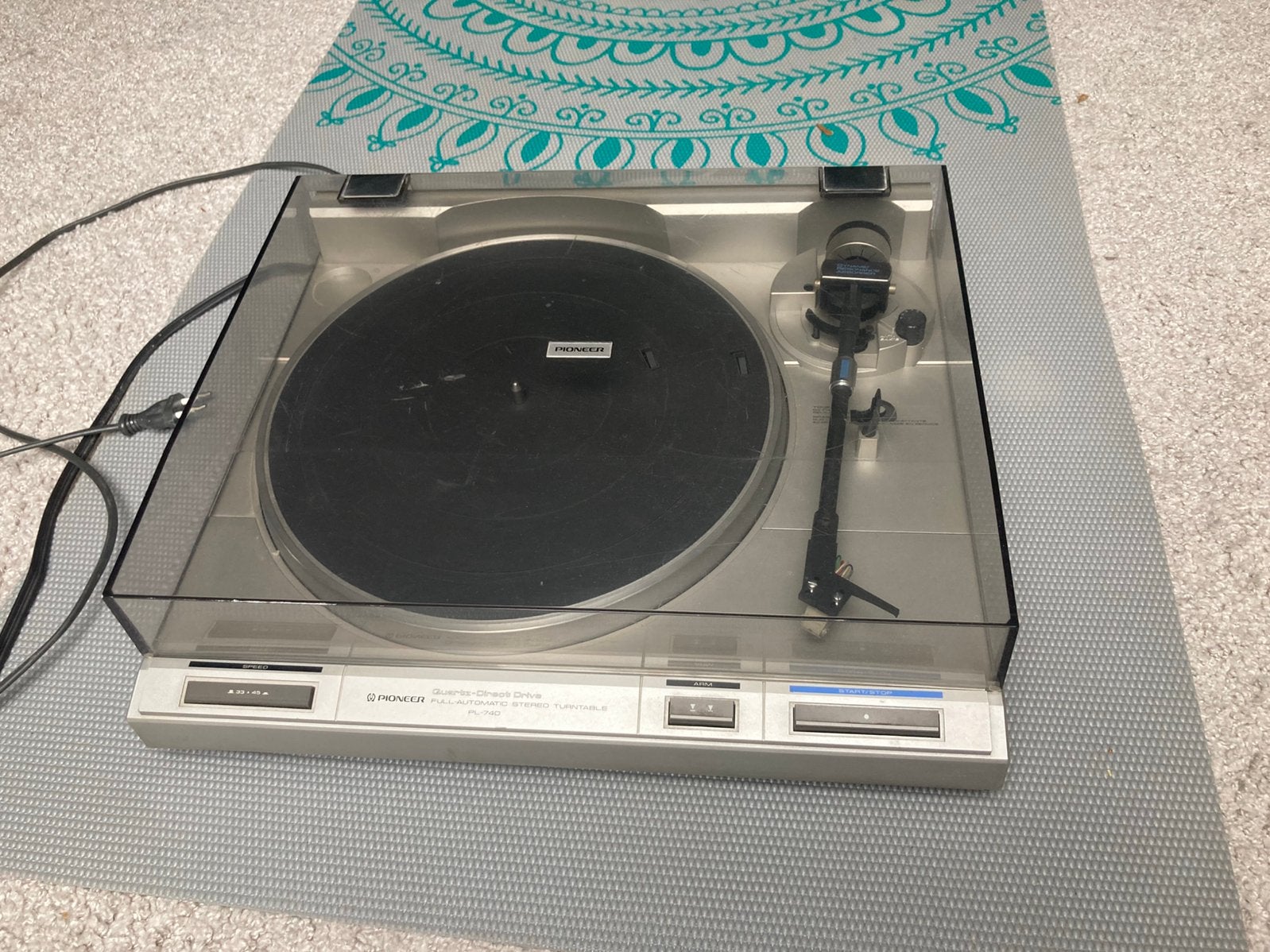 Pioneer PL-740 vintage / retro platenspeler, Ophalen, Gebruikt, Platenspeler, Pioneer