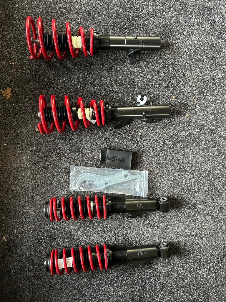 Raceland coilovers schroefset 25mm-75mm Mini R53 Cooper S, Auto-onderdelen, Ophalen of Verzenden, Nieuw, Mini