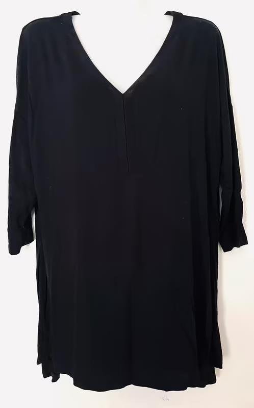 Marks & Spencer zwarte top[vj], Kleding | Dames, Zwart, Maat 46/48 (XL) of groter, Ophalen of Verzenden, Zo goed als nieuw