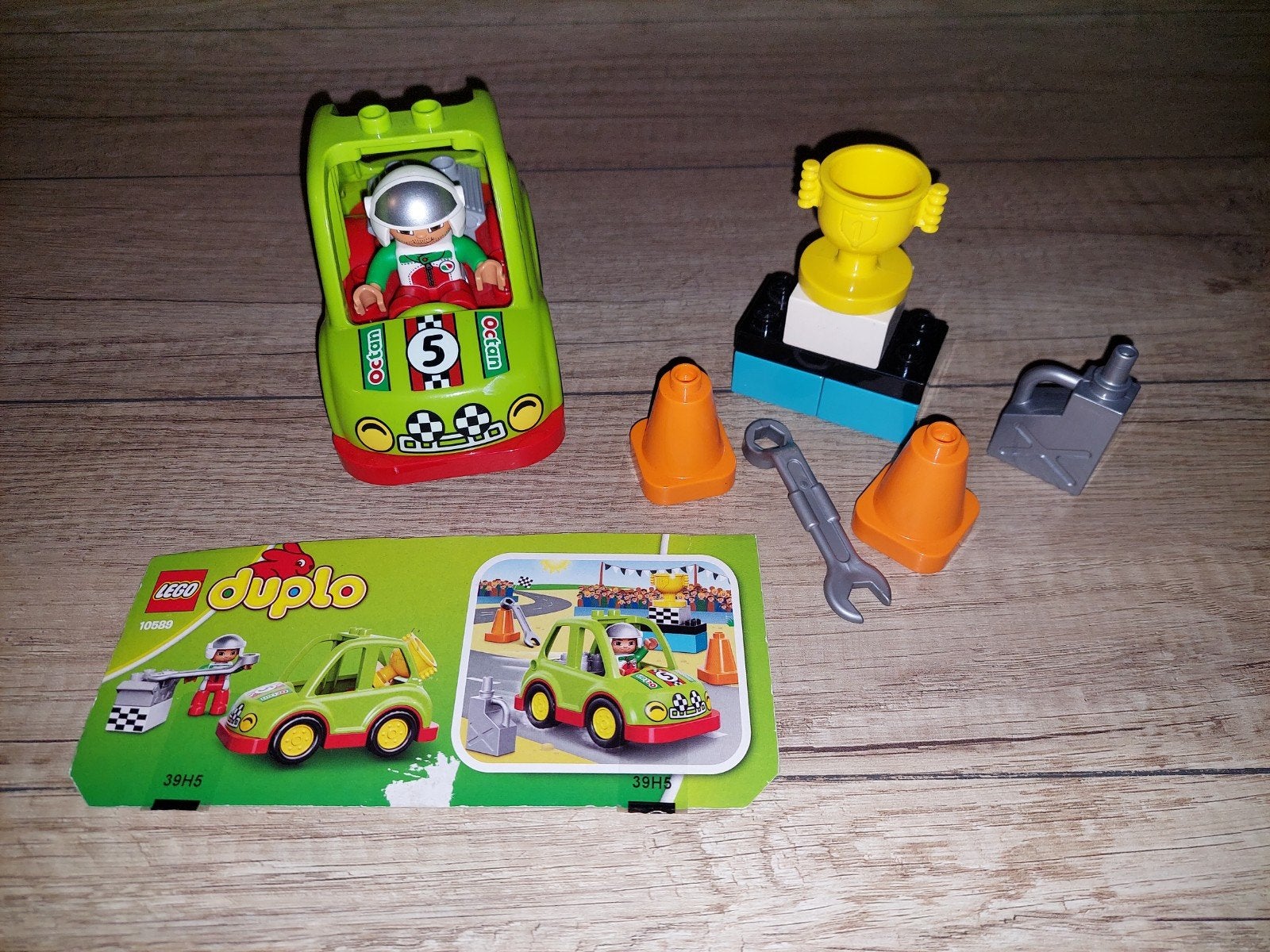Lego Duplo 10589 Rally Race Auto, Ophalen of Verzenden, Zo goed als nieuw, Duplo, Complete set