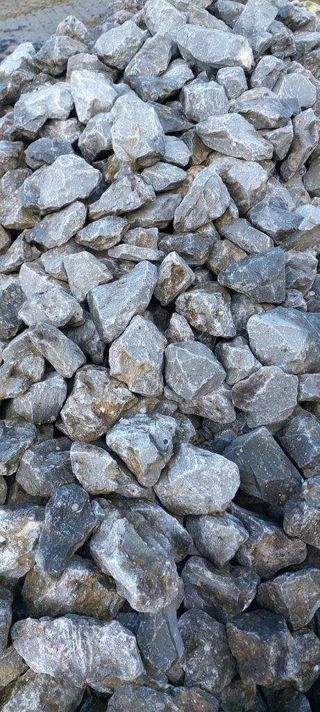Duits of Ardenner breuksteen - ca. 2,5-3 m³, Tuin en Terras, Grind, Keien en Split, Gebruikt, Kei, Grijs, Overige materialen, Ophalen