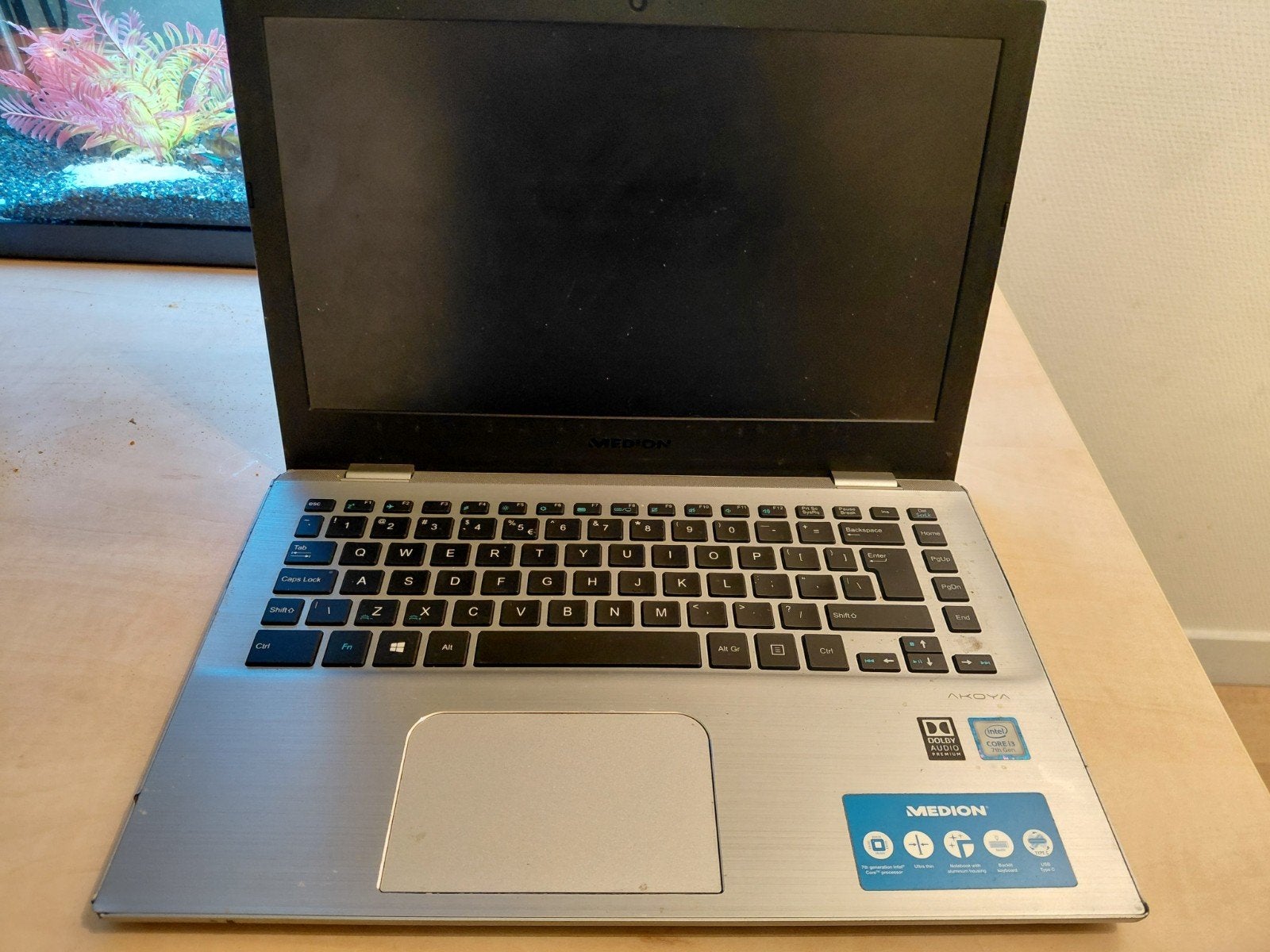 medion laptop defect computer, Ophalen, 2 tot 3 Ghz, Qwerty, 8 GB