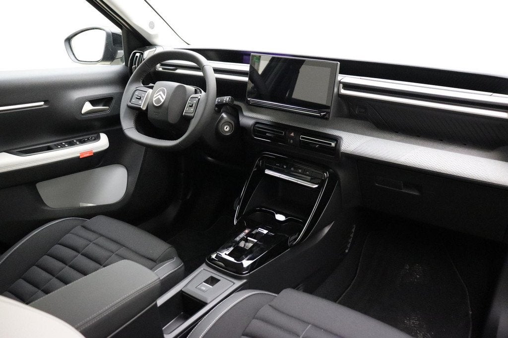 Citroen Ë-C3 Aircross Max 113pk 44kWh | PHC Vering | Comfor, Auto's, Citroën, Gebruikt, Parkeersensor, 303 km, Leder en Stof