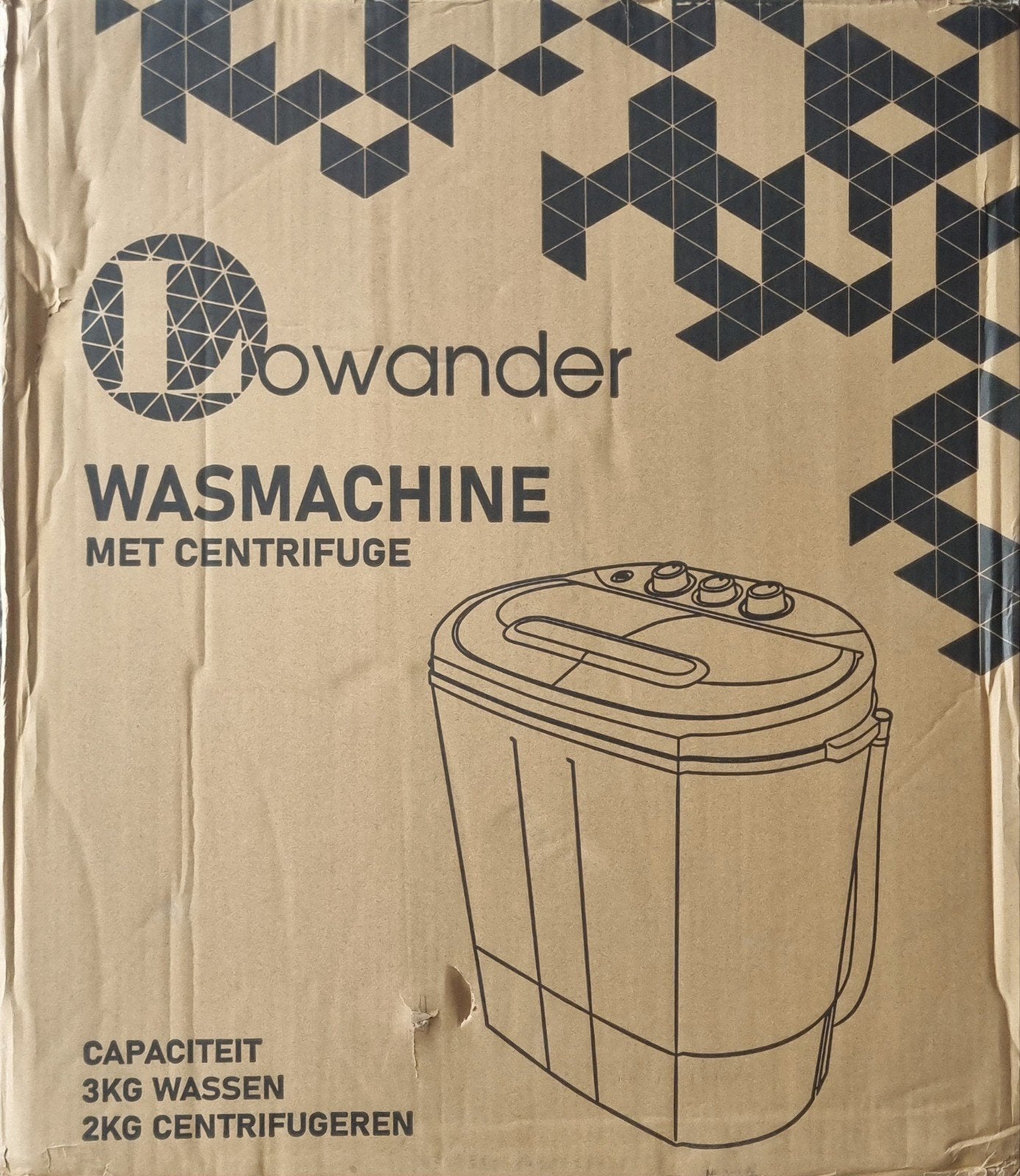Campingwasmachine - 3KG - Wit NIEUW, Ophalen, Nieuw