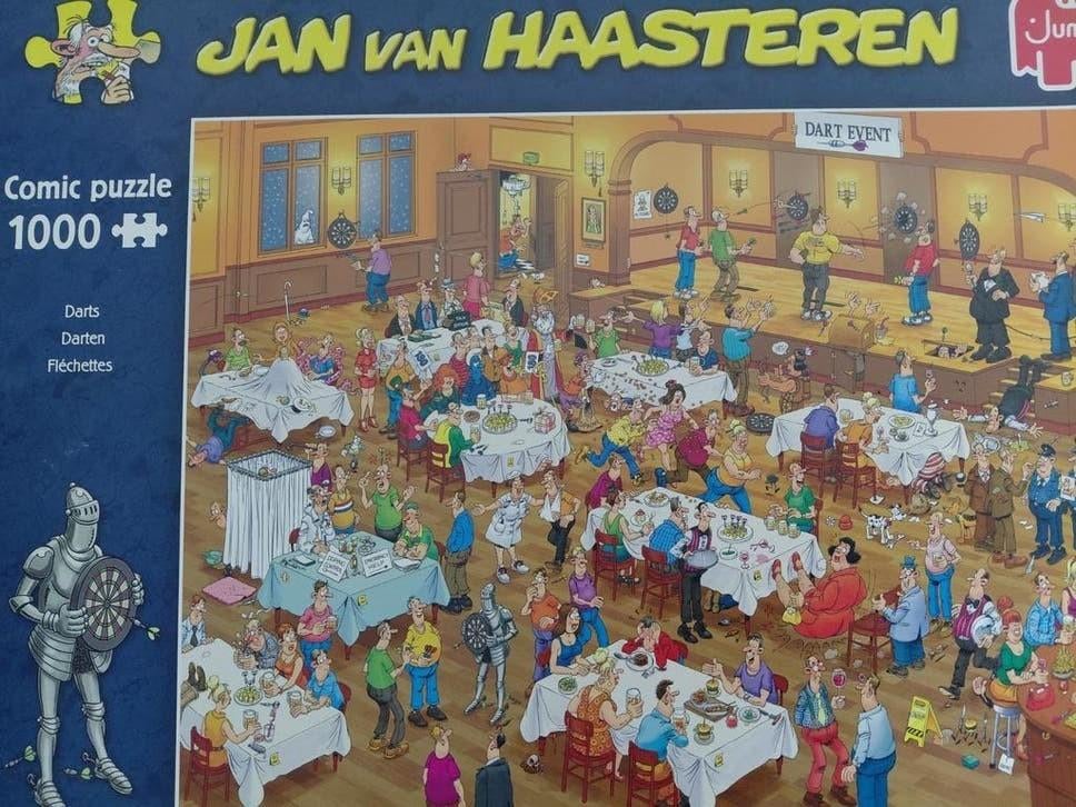 Jan van Haasteren Darts, Ophalen of Verzenden, 500 t/m 1500 stukjes, Zo goed als nieuw
