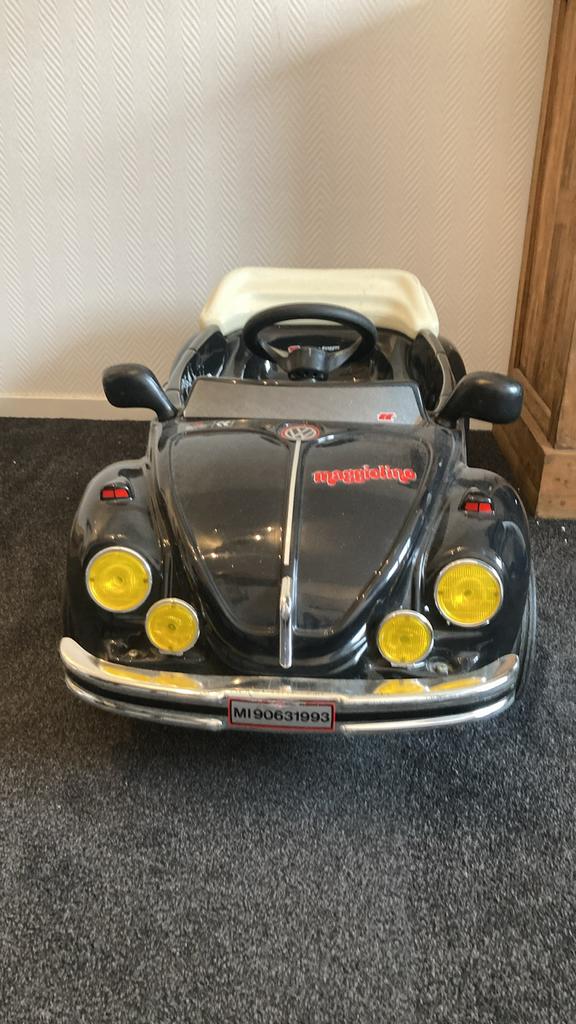 Zwarte Volkswagen Kever trapauto toys toys spa VAVB ZGAN, Ophalen, Gebruikt, Trapvoertuig