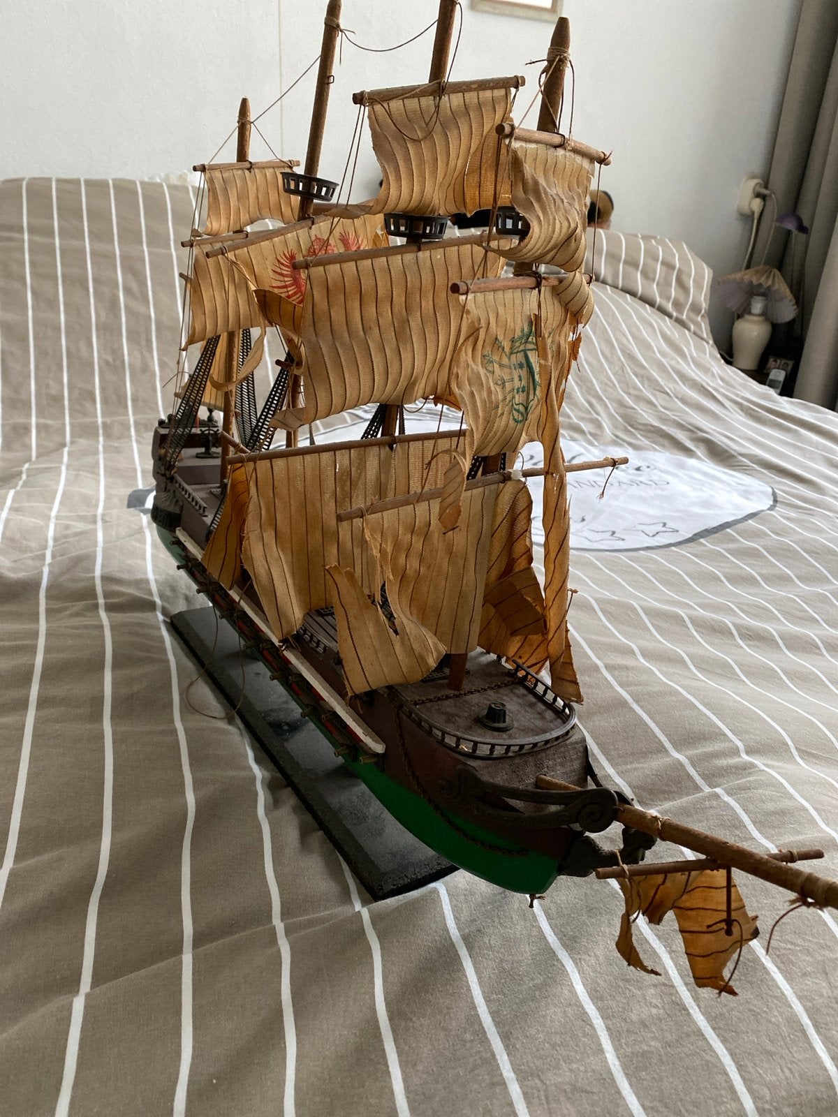 Gedetailleerd scheepsmodel - Zeilschip, Ophalen, Gebruikt, Groter dan 1:32, Overige merken