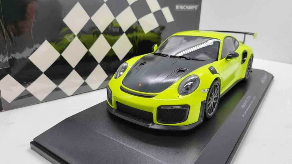Minichamps Porsche 911 (991.2) GT2 RS 2018 Hell Groen, Auto, Nieuw, ?, ?