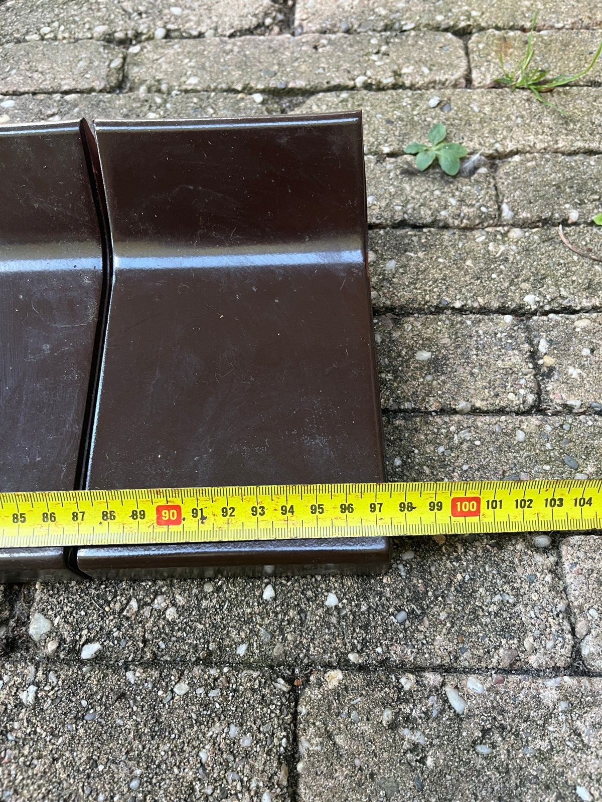 Raamdorpel stenen 1 meter lang, Ophalen, Gebruikt, Hout, Raamkozijn