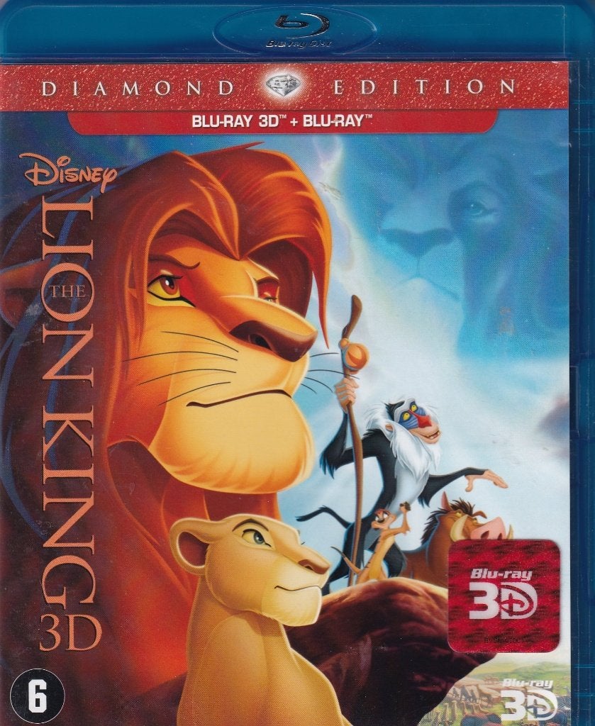 Te koop 2blu ray box lion king (disney) 3d+2d afspeelbaar, Nieuw in verpakking, Boxset, Film, Ophalen of Verzenden