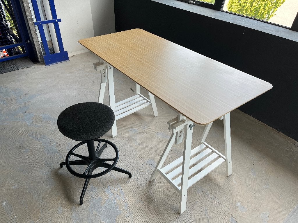 IKEA Bureau & Kruk (ANFALLARE / MITTBACK / LIDKULLEN), Ophalen, Zit-sta bureau, Gebruikt, IKEA