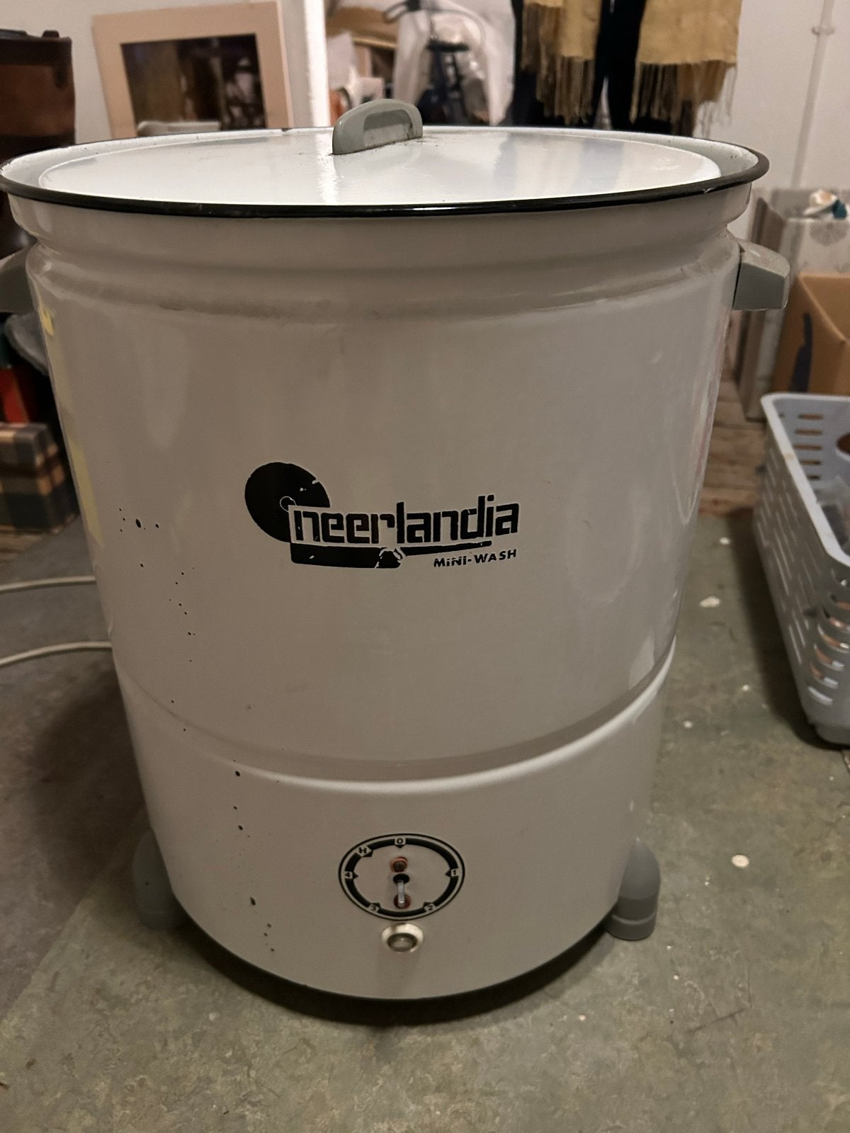 Neerlandia Mini-Wash Mobiele/Camping Wasmachine, Ophalen, Niet werkend, Bovenlader