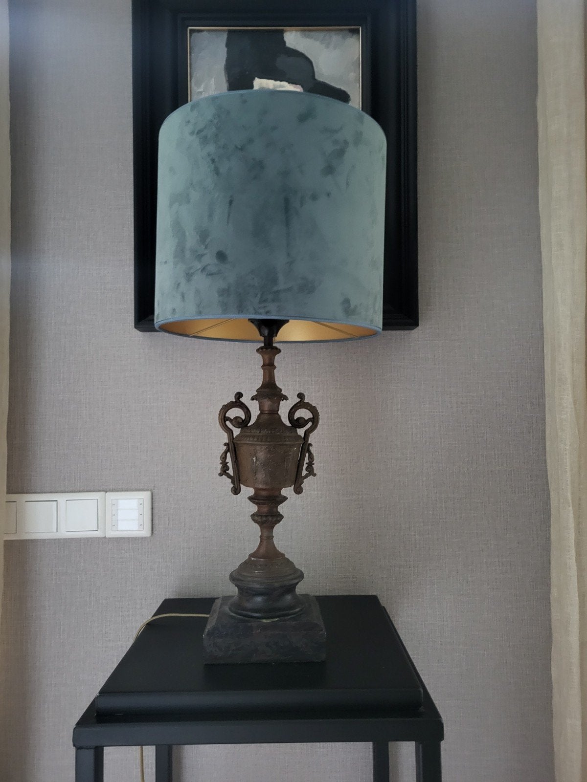 Antieke lampvoet, Ophalen, Schemerlamp
