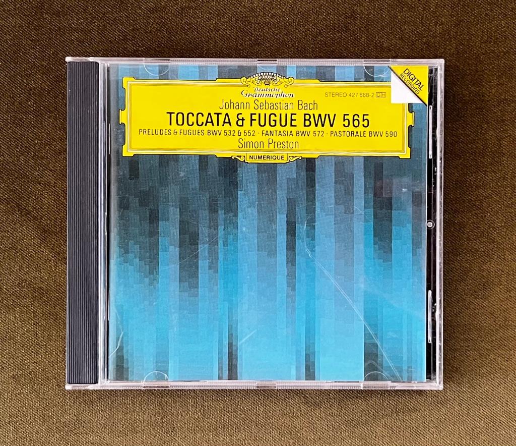 Bach: Toccata & Fugue - Simon Preston, Ophalen of Verzenden, Barok, Zo goed als nieuw, Overige typen