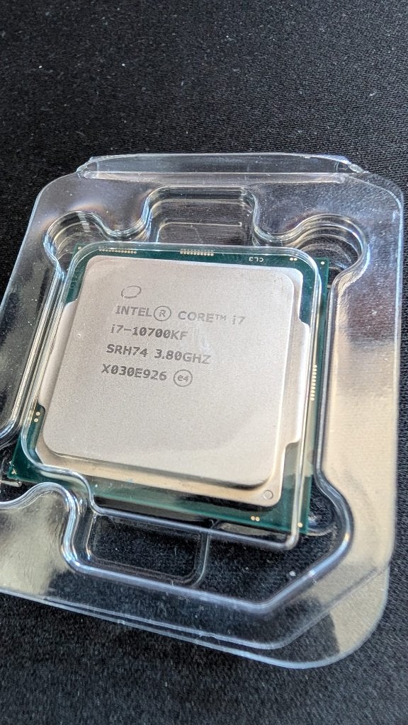 Intel Core i7-10700KF 8 cores, Computers en Software, Processors, Gebruikt, FCLGA 1200, 4 Ghz of meer, Intel Core i7