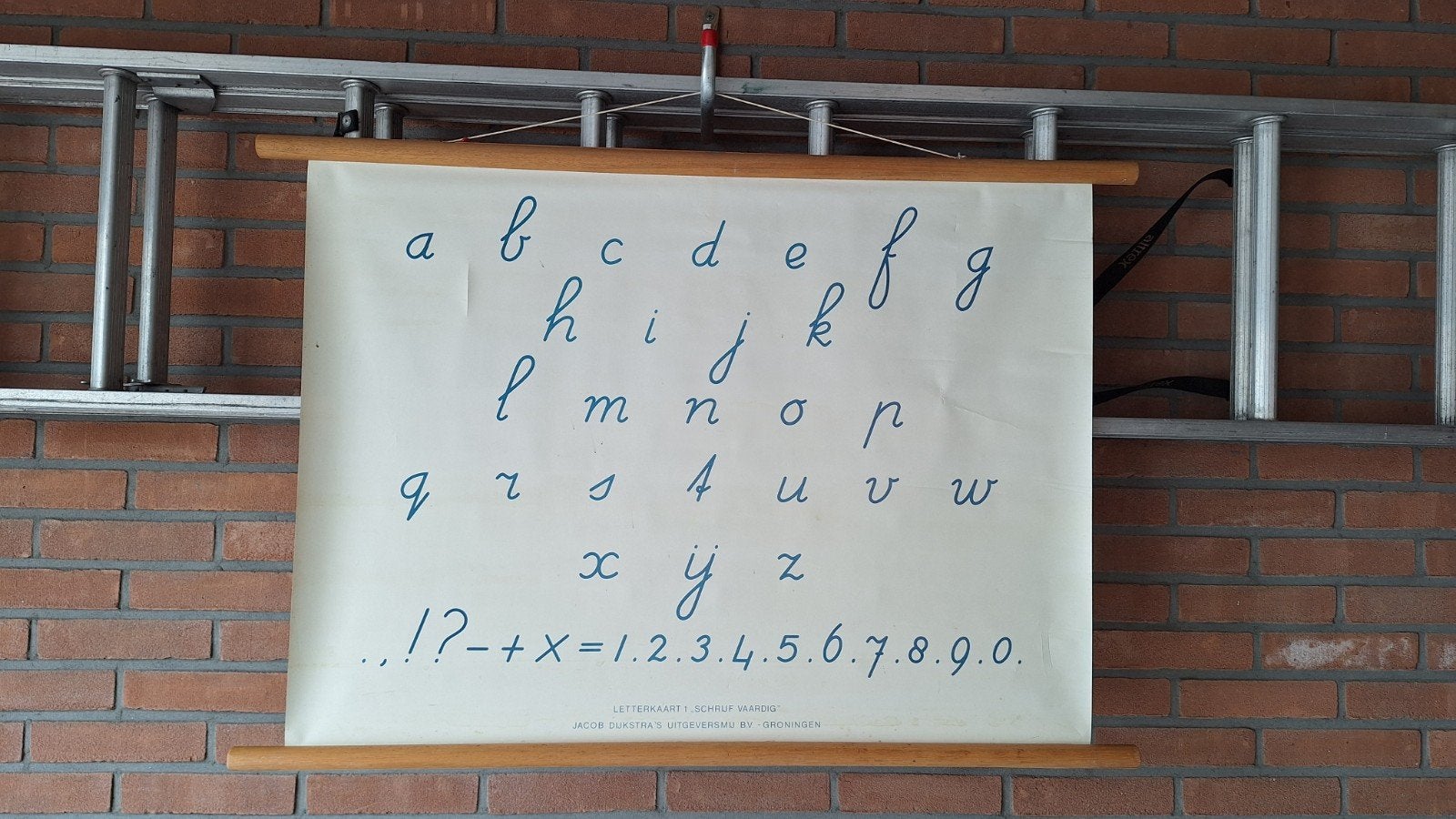 Schoolplaat letters alfabet, Ophalen of Verzenden, Overige thema's