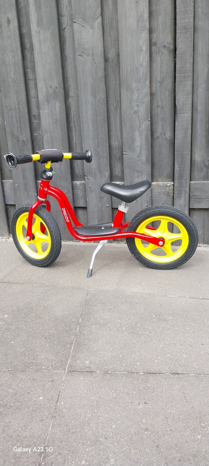 Puky loopfiets rood/geel, Fietsen en Brommers, Ophalen, Gebruikt, Minder dan 16 inch