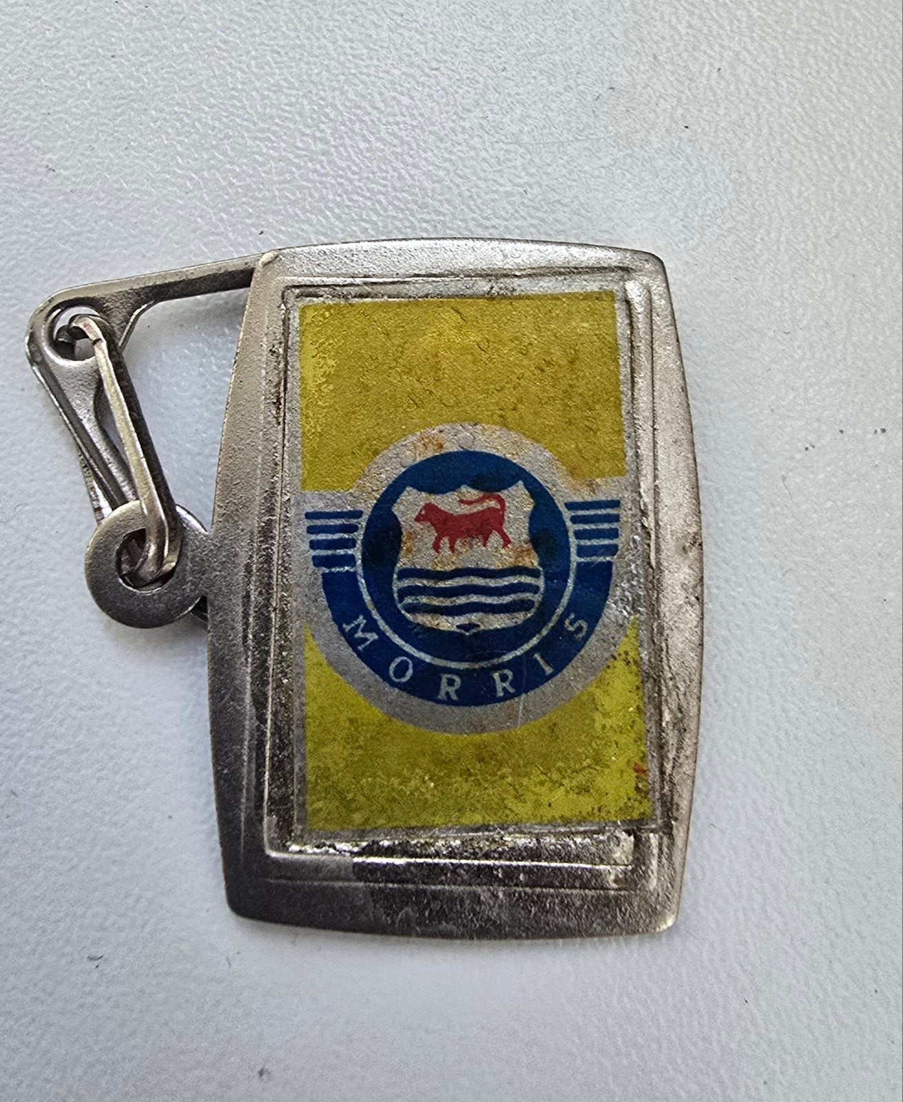 Vintage Morris Sleutelhanger - Klassieke Auto Merk, Ophalen of Verzenden, Gebruikt, Merk