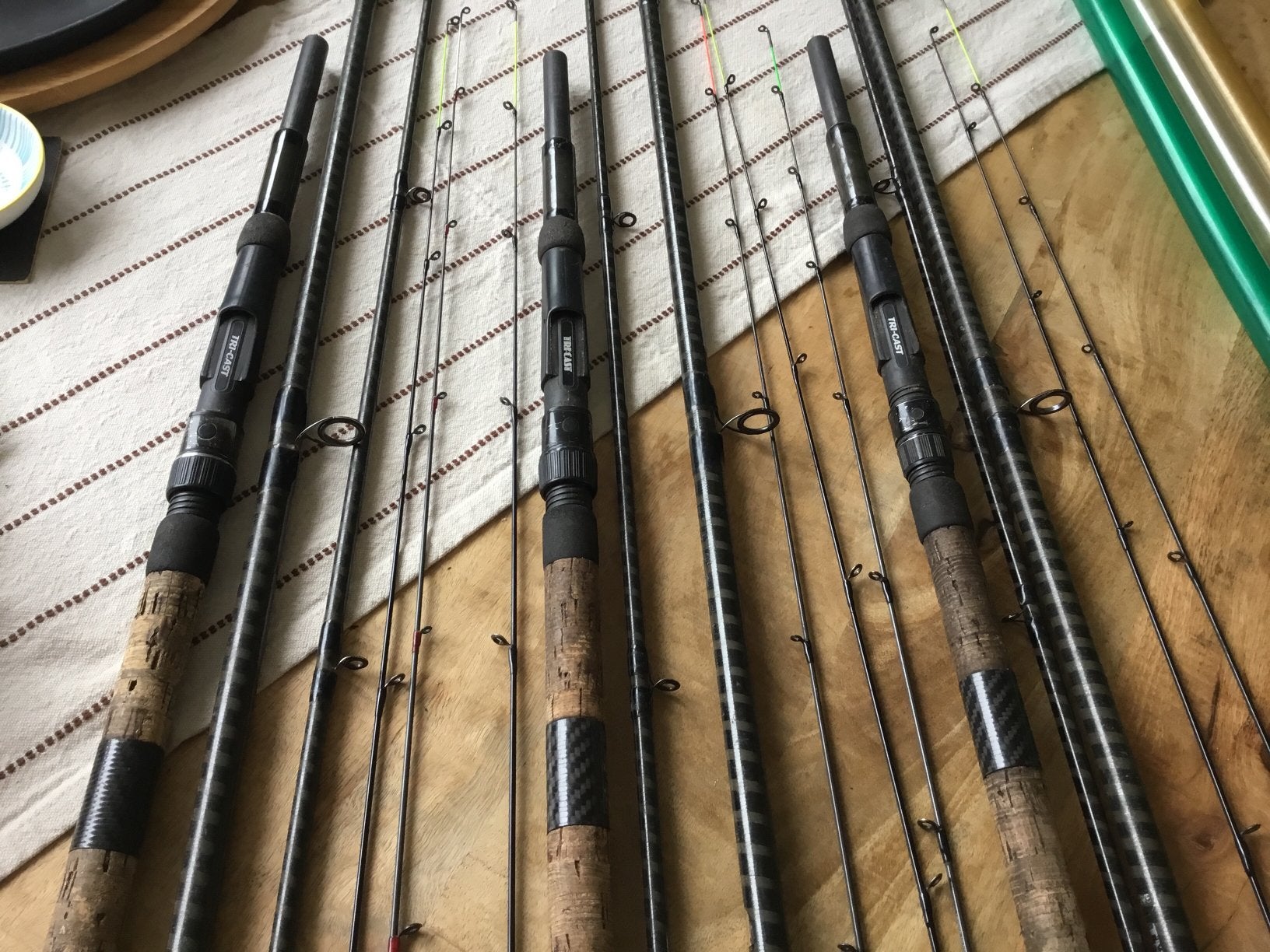 Tri cast trophy euro 4000 (3x), Ophalen, Gebruikt, Werphengel