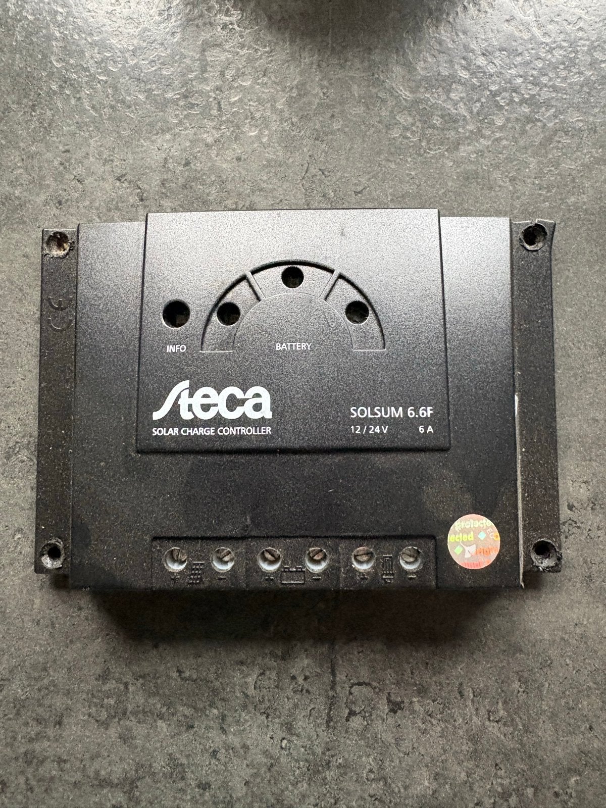 Steca Solsum 6.6F Solar Laadregelaar 12/24V 6A, Ophalen of Verzenden, Gebruikt, Overige typen