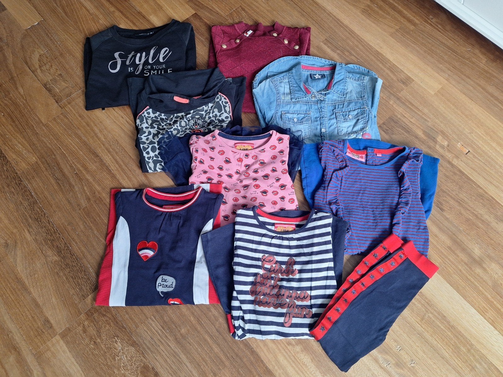 Meisje, jurken 8x, 104-110, Z8 jurkjes en legging, Kinderen en Baby's, Gebruikt, Meisje, Z8, Ophalen of Verzenden