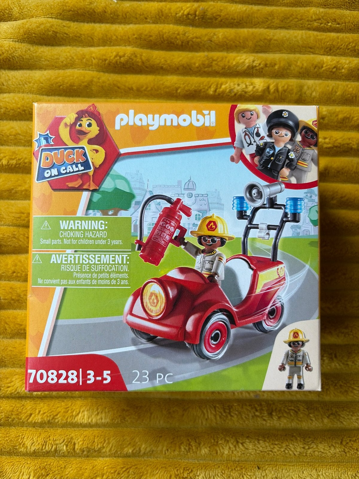 Playmobil Duck on Call Brandweerwagen 70828, Ophalen of Verzenden, Nieuw, Jongen of Meisje