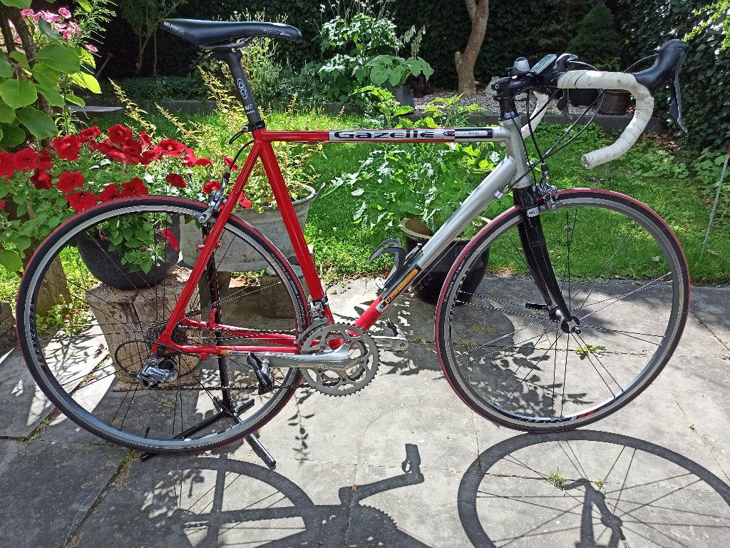 Gazelle Giro - Shimano 105 - Compact 10 Speed 58cm, Fietsen en Brommers, Fietsen | Racefietsen, Zo goed als nieuw, Heren, Gazelle