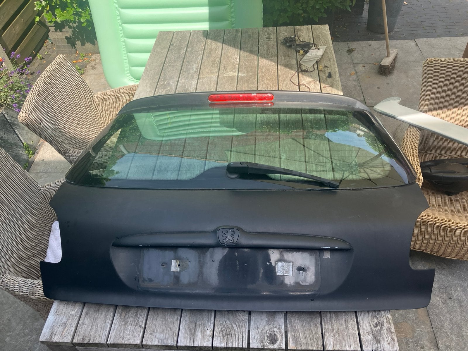 Peugeot 206 achterklep + onderdelen, Ophalen of Verzenden, Peugeot, Achterklep