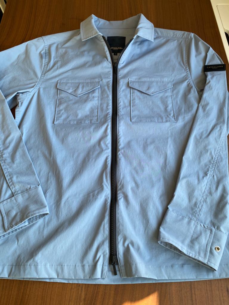 Overshirt van Cavallaro Napoli. Nieuwstaat. Heren. Maat S, Ophalen of Verzenden, Nieuw, Maat 46 (S) of kleiner, Blauw