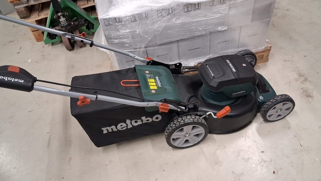 Nieuw! Metabo grasmaaier RM 36-18 LTX BL45, Cirkelmaaier, ., Accu-grasmaaier, Nieuw