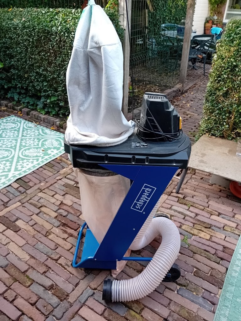 Spaanafzuiging Scheppach, Ophalen, Nieuw