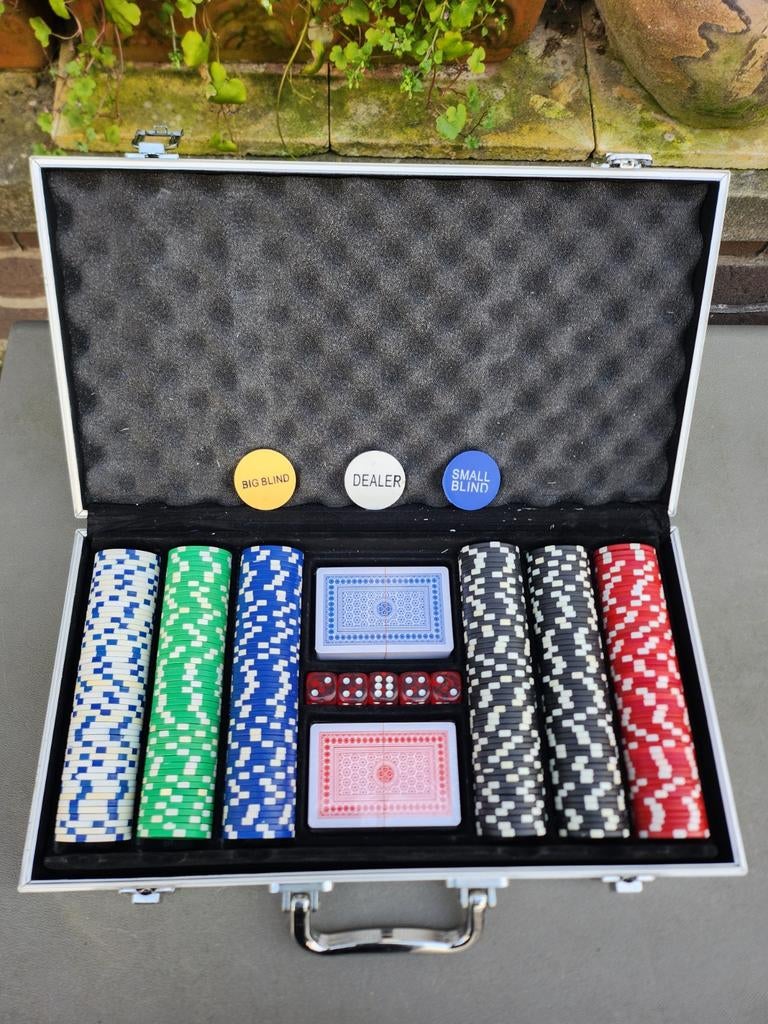 Poker in Koffer, Ophalen, Zo goed als nieuw