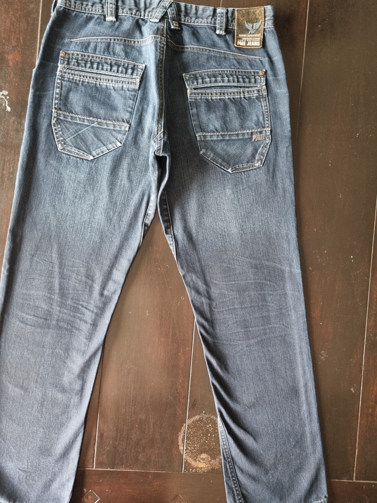 CLASSIC VINTAGE PME AVIATOR STRAIGHT FIT JEANS SIZE 33/32, Kleding | Heren, Spijkerbroeken en Jeans, Blauw, Ophalen of Verzenden