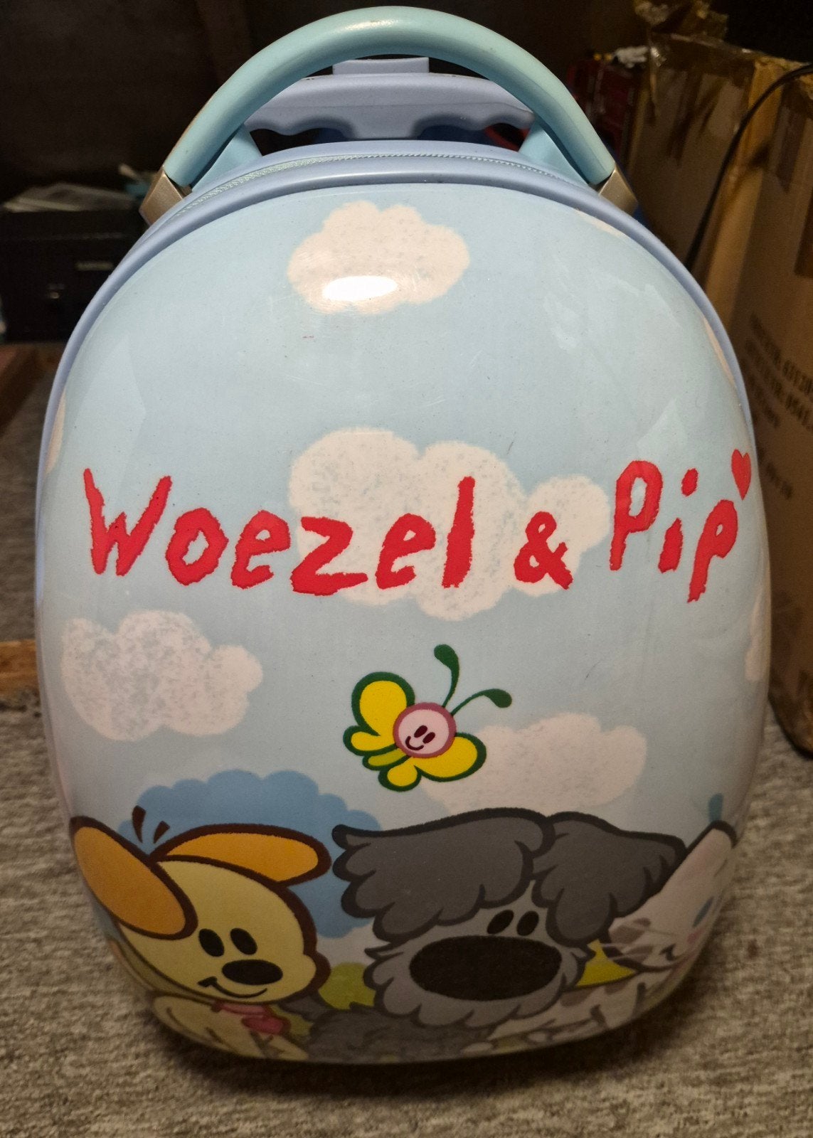 woezel en pip handbagage koffer, Uitschuifbare handgreep, 50 tot 60 cm, Hard kunststof, Ophalen of Verzenden