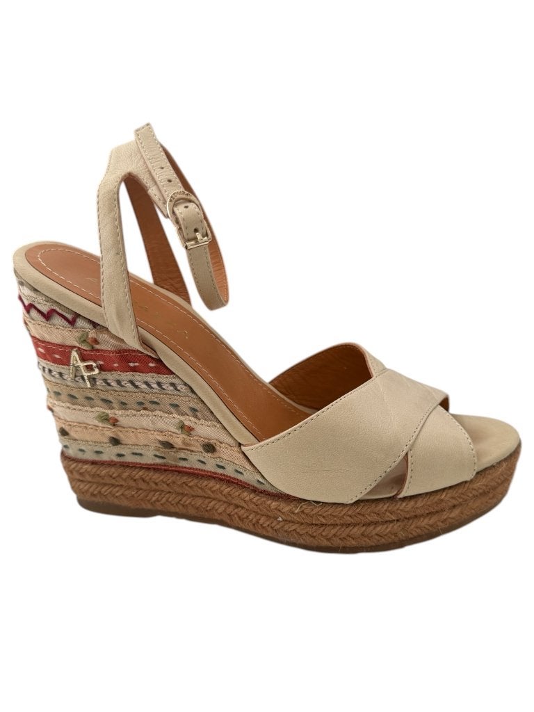 Apepazza sleehakken 39, Beige, Ophalen of Verzenden, Zo goed als nieuw