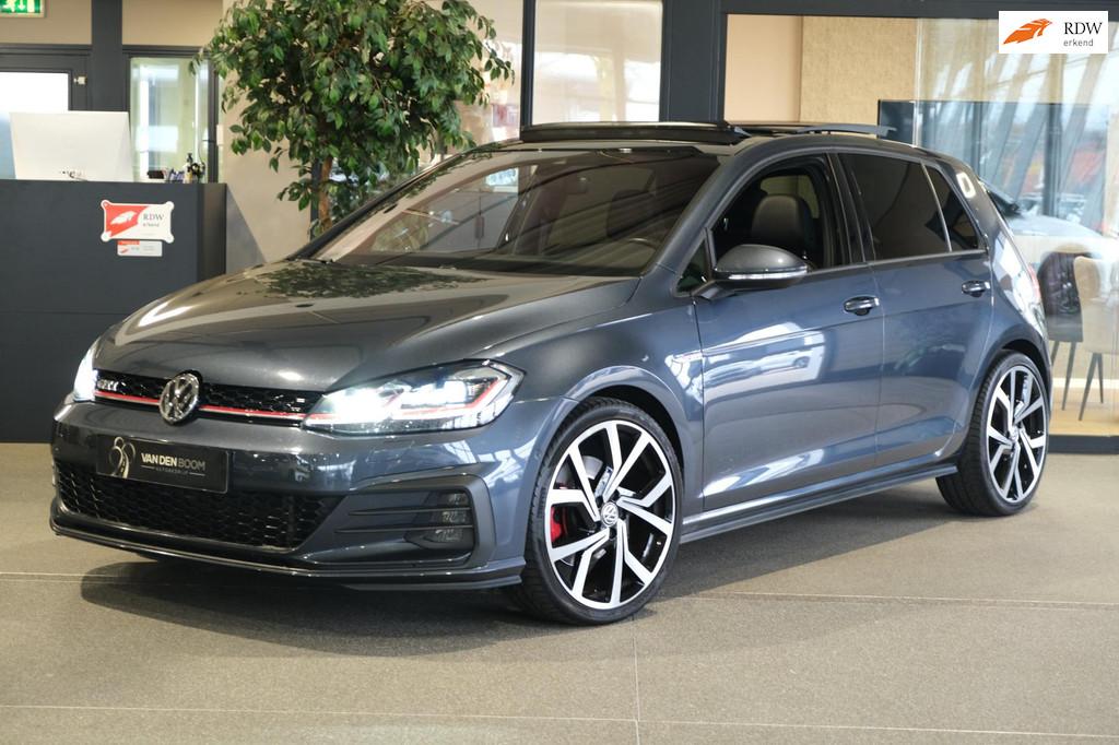 Volkswagen Golf 2.0 TSI GTI DSG Pano Leder Virtual Led Keyle, Auto's, Gebruikt, Zwart, 4 cilinders, 1984 cc