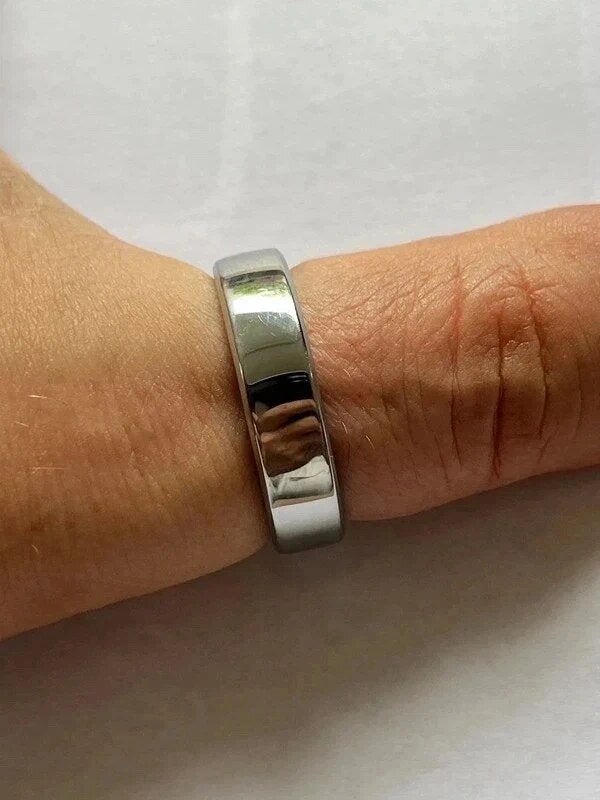 RingConn Gen 3 smart ring 2026 – Future Silver, maat 14