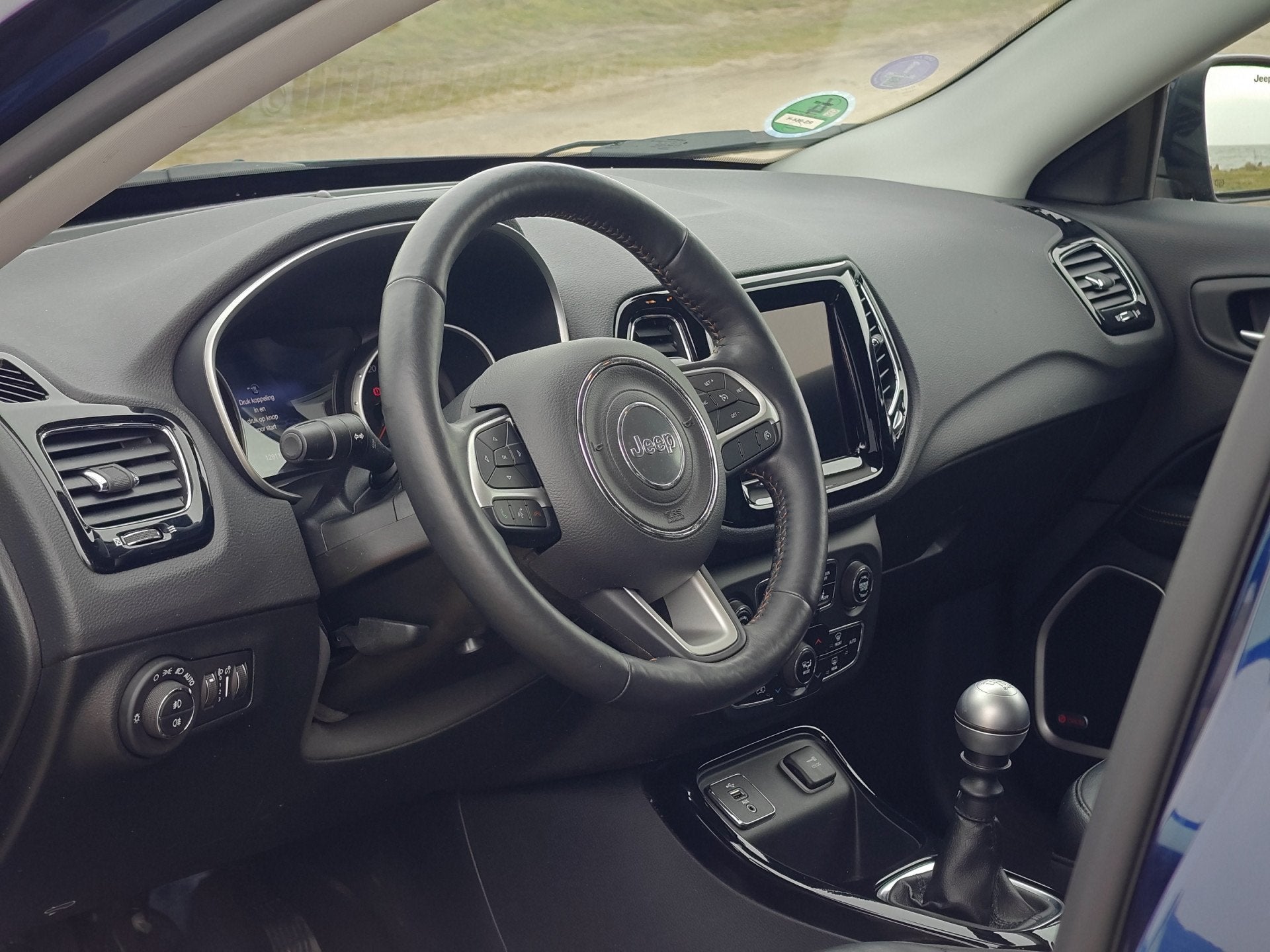 Jeep Compass 1.4 MultiAir Opening Edition Plus (bj 2018), Auto's, Jeep, 450 kg, Gebruikt, 4 cilinders, Blauw