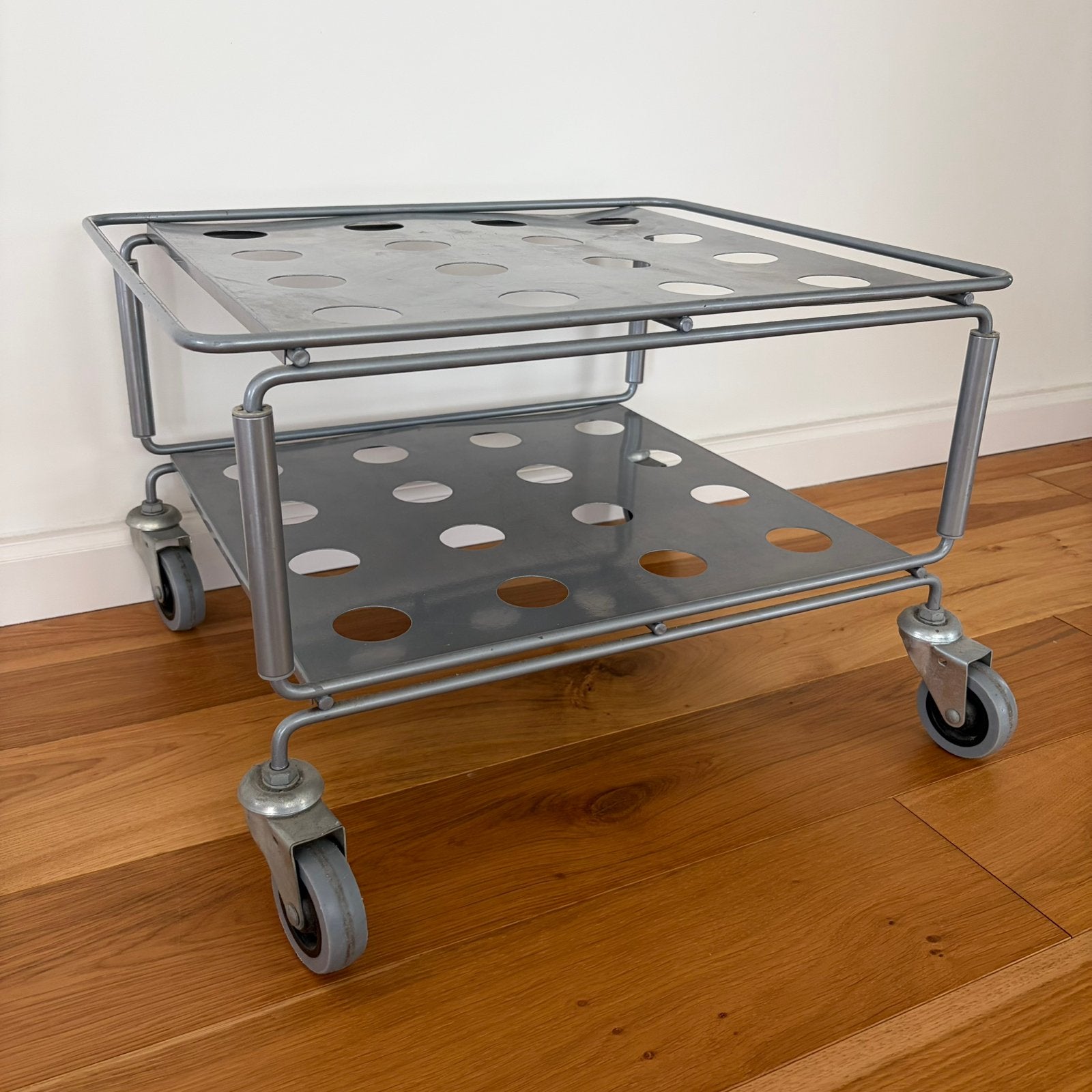 Vintage IKEA Niels Gammelgaard Tunsta serveerwagen trolley, Ophalen, Gebruikt, 50 tot 100 cm, Metaal