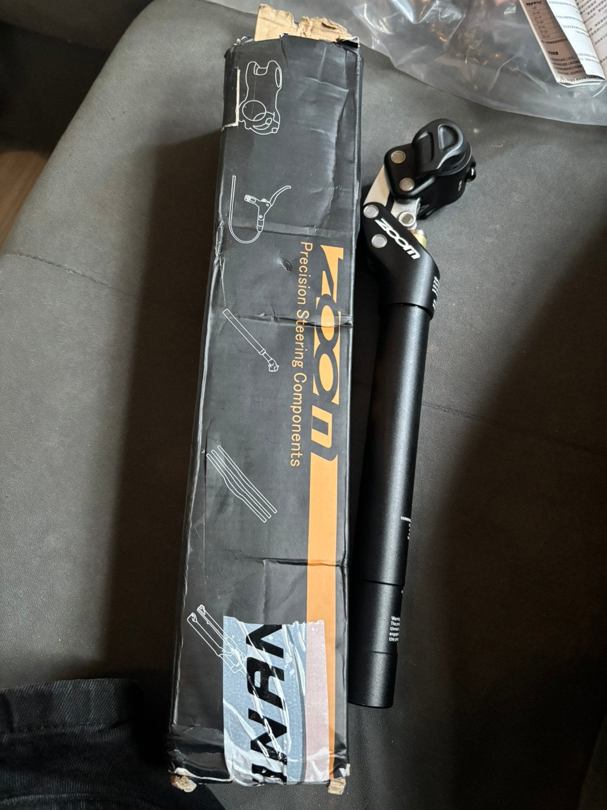 ZOOM verende zadelpen 31,6 mm – nieuw in doos, Ophalen, Zo goed als nieuw, Overige merken