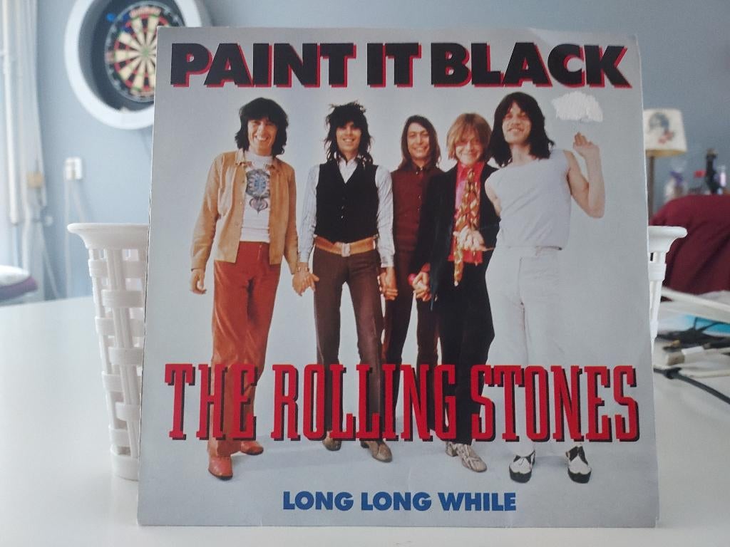 7" Single The Rolling Stones - Paint It Black / Long Long Wh, Gebruikt, 7 inch, Ophalen of Verzenden, Pop
