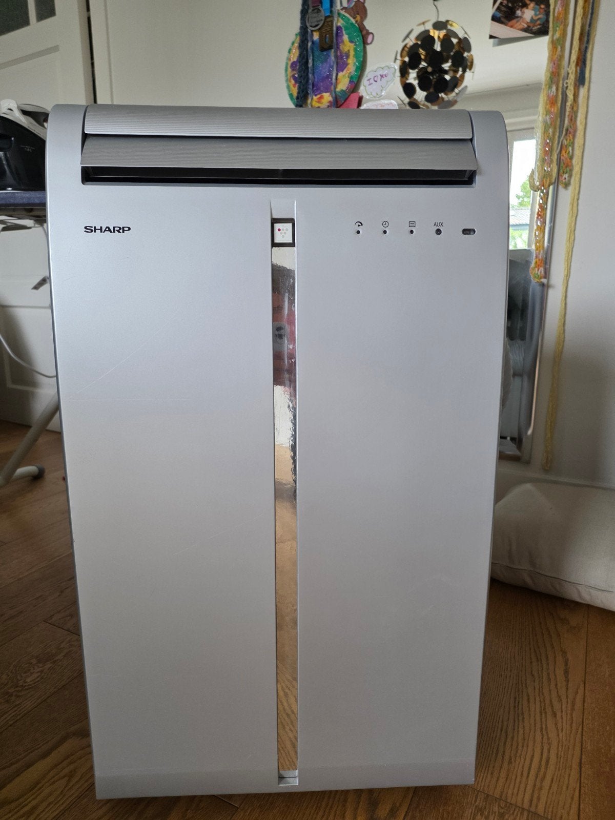 Sharp Mobiele Airco - Koelen en Ontvochtigen, Witgoed en Apparatuur, Airco's, Ophalen, Gebruikt, Minder dan 60 m³, 3 snelheden of meer