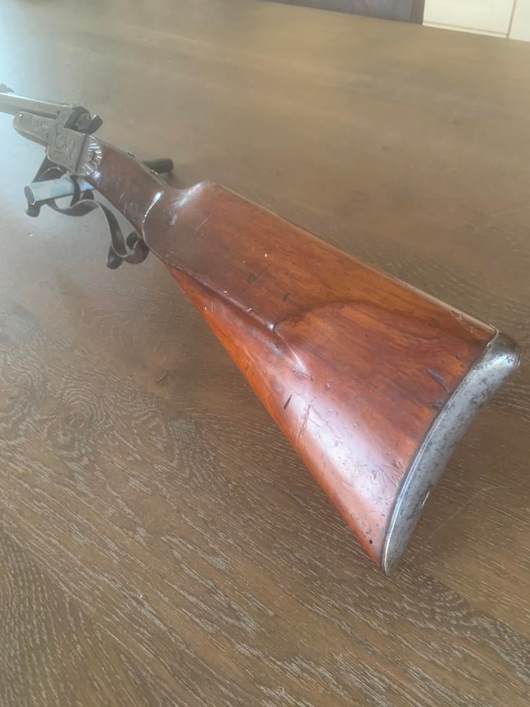 Antiek 6mm Flobert geweer <1870, Antiek en Kunst, Ophalen of Verzenden