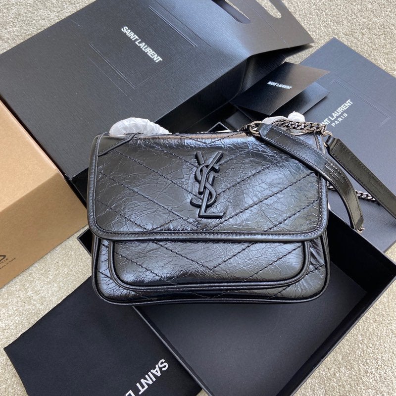 Ysl bag tas handtas crossbody, Ophalen of Verzenden, Zo goed als nieuw, Zwart