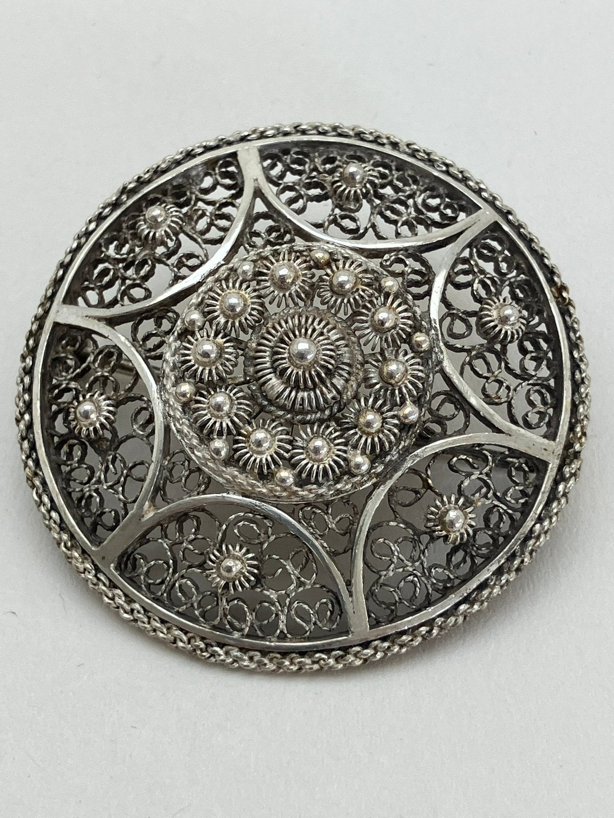 Prachtige antieke zilveren speld, Ophalen of Verzenden, Zo goed als nieuw, Zilver