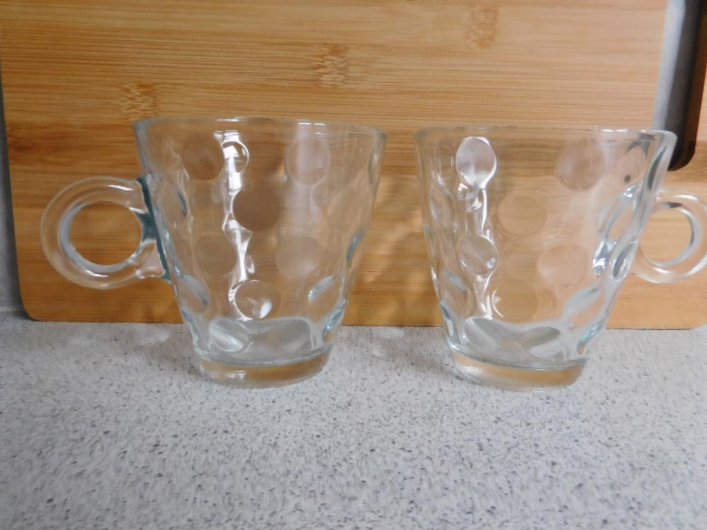 2x Glas 270 ml. Bormioli Rocco Tempered Glass, Verzamelen, Glas en Borrelglaasjes, Ophalen of Verzenden, Zo goed als nieuw, Overige typen