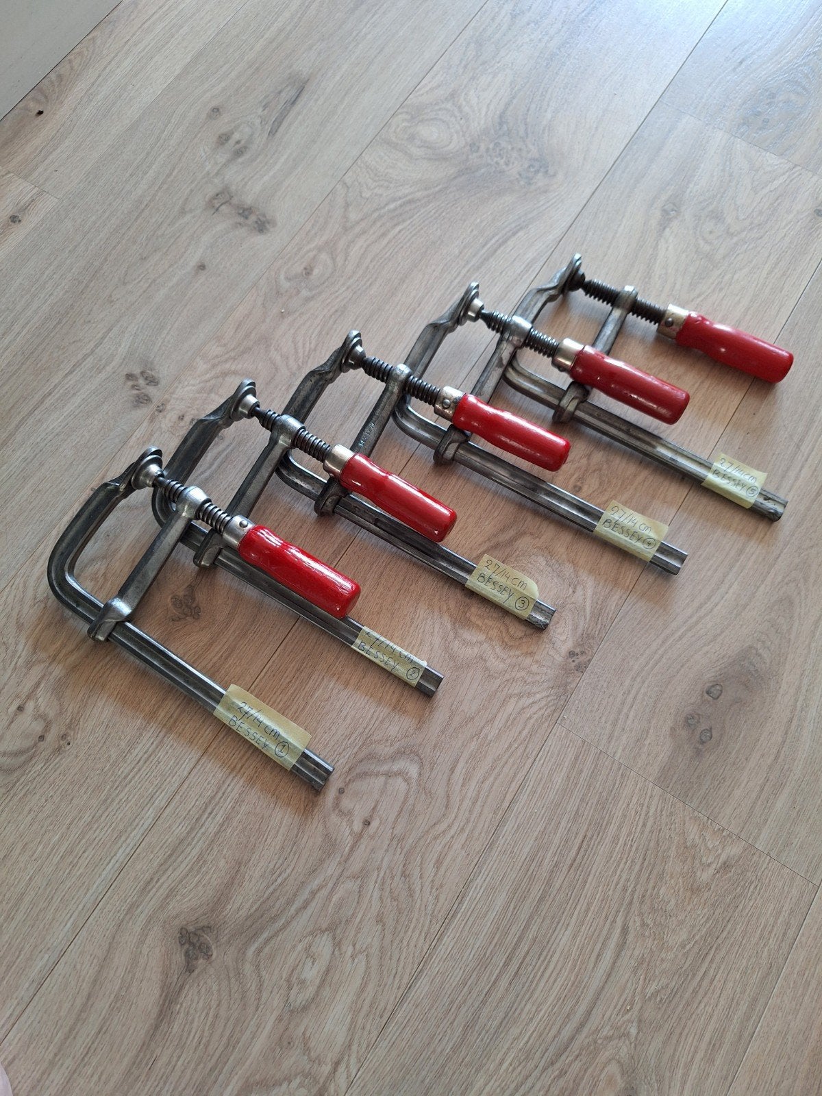 Bessey lijmklemmen 27cm /14 cm, Doe-het-zelf en Verbouw, Gereedschap | Handgereedschap, Ophalen of Verzenden