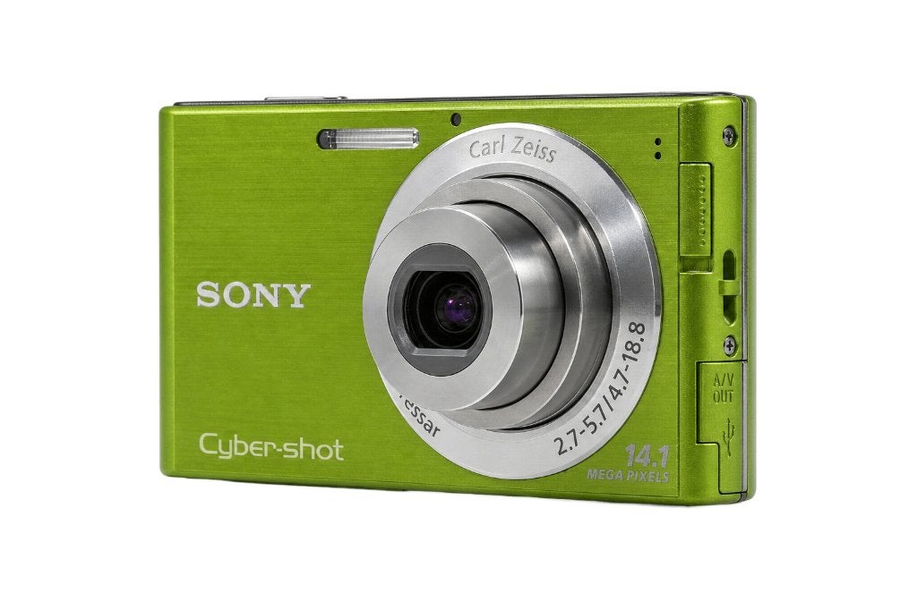 Sony Cyber-shot DSC-W320 lime green, Ophalen of Verzenden, Zo goed als nieuw, Compactcamera, 4 t/m 7 keer