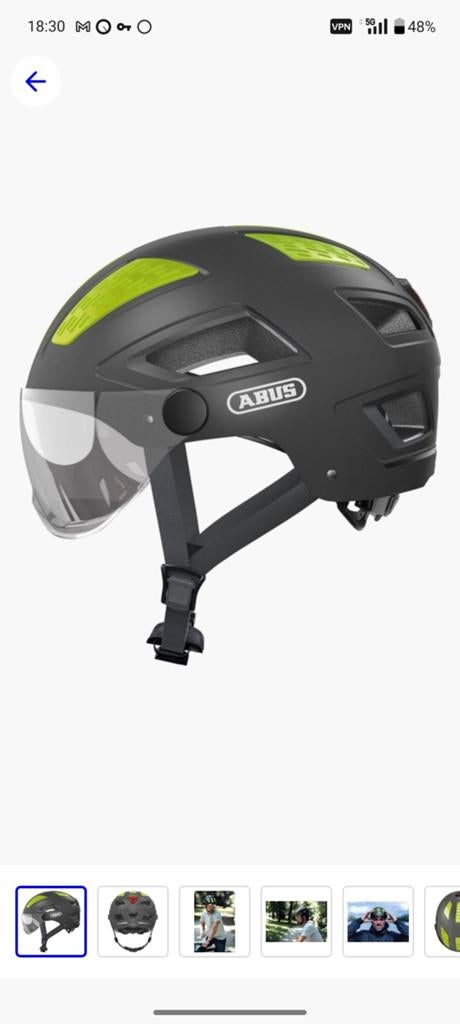 ABUS Hyban 2.0 fietshelm XL, Gebruikt, Verzenden, Abus, XL