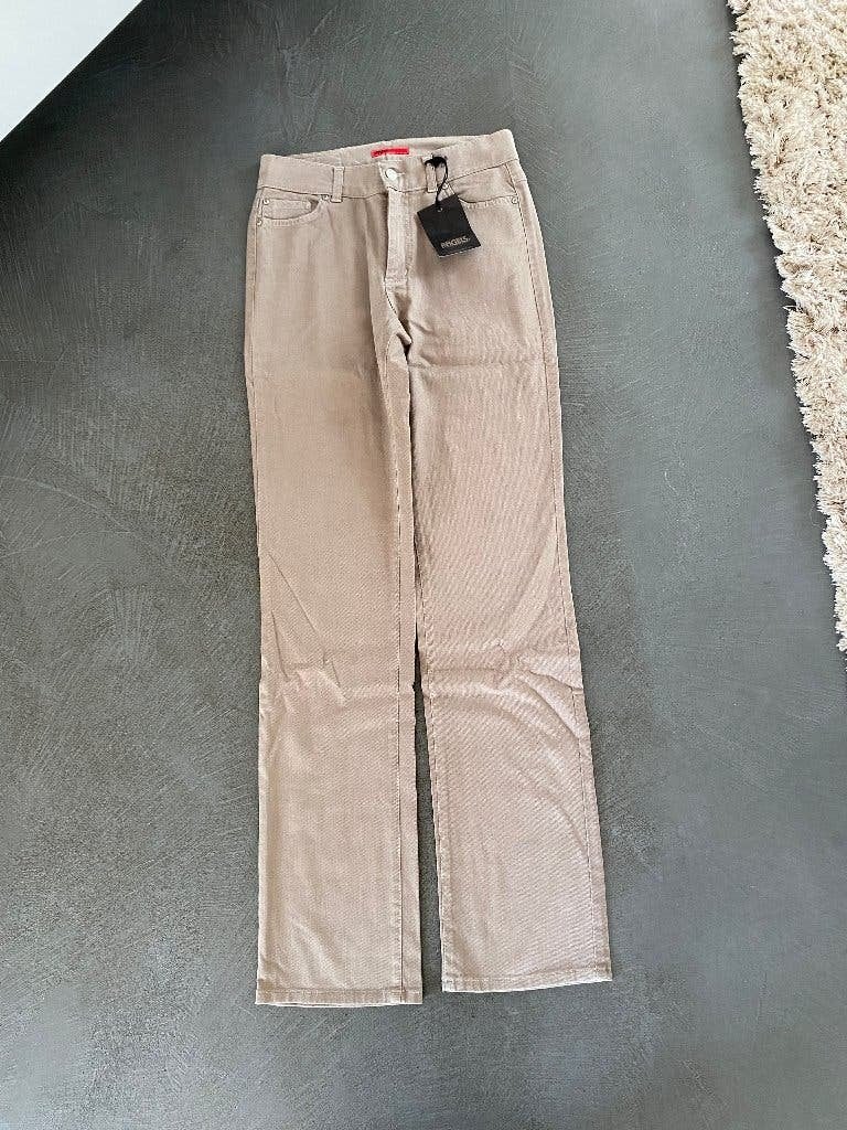 J45/10 Nieuw: Angels Dolly mt 36=S/L32 broek jeans bruin, Kleding | Dames, Overige kleuren, Nieuw, Ophalen of Verzenden, W28 - W29 (confectie 36)